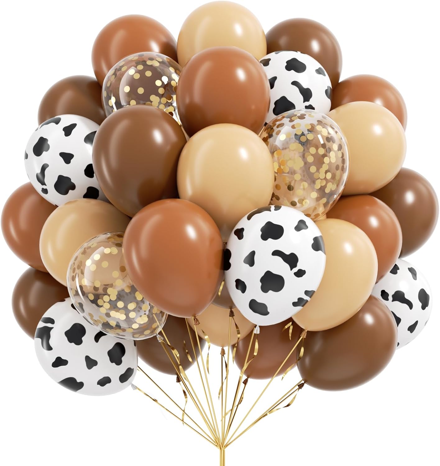 Farming Year - 60 pezzi marrone nudo oro coriandoli