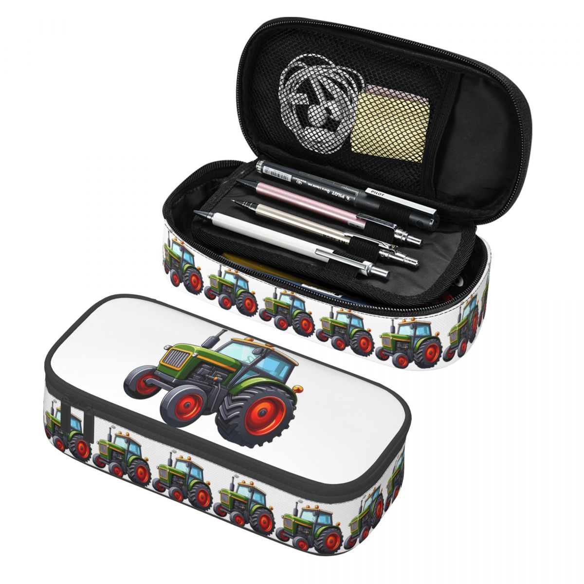 Agriculture Farming Cartoon - Astuccio portapenne a forma di trattore
