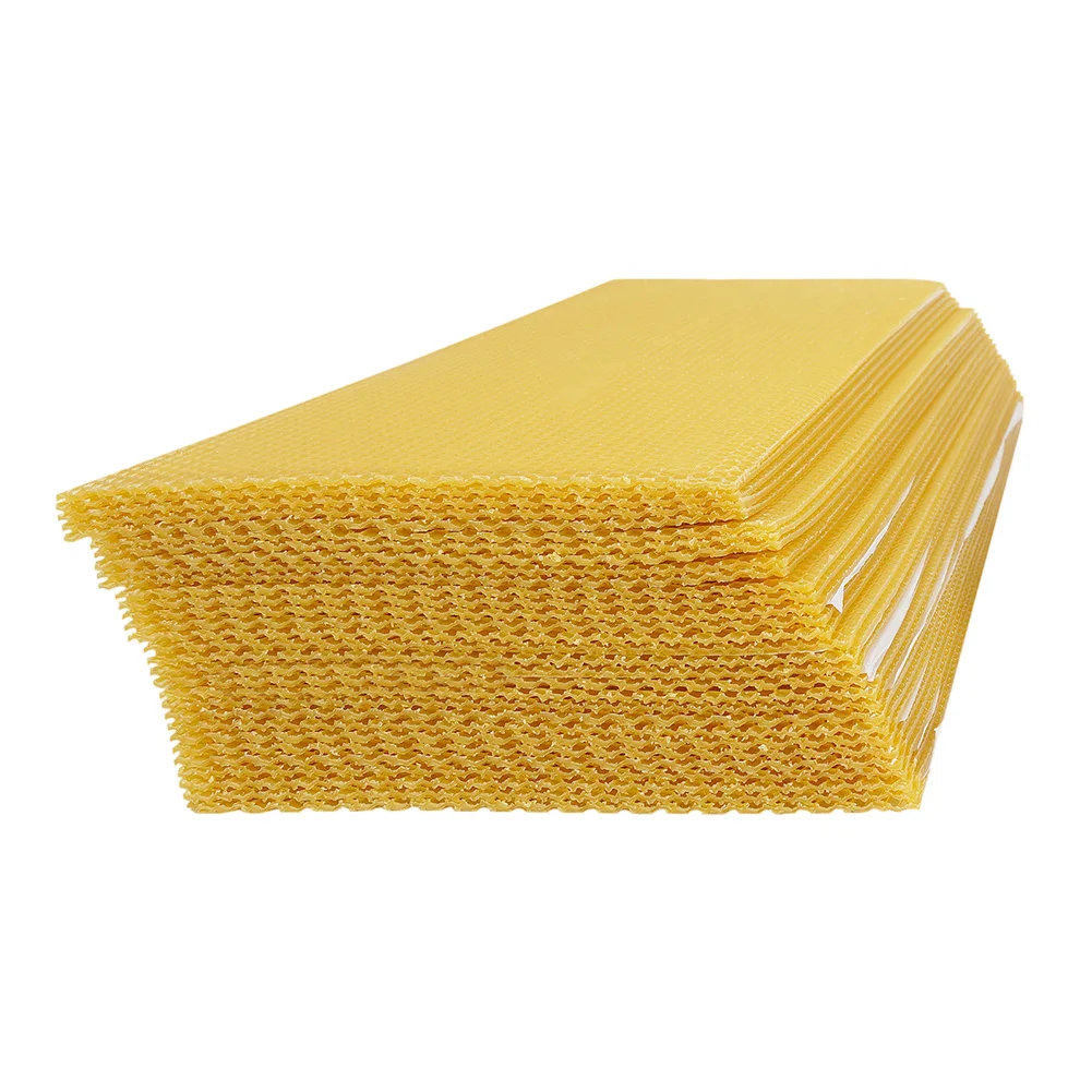 Beehive Frame Wax - Fogli di cera d'api 195*415mm per