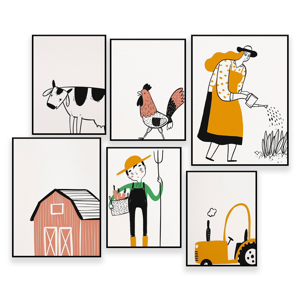 Agriculture Farming Cartoon - Galleria dell'agricoltura Parete - 4-H, educazione
