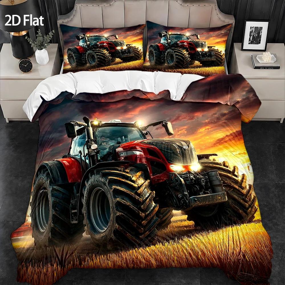 Set copripiumino 3 pezzi, 1 co - Agriculture Farming Cartoon recensione e prezzo