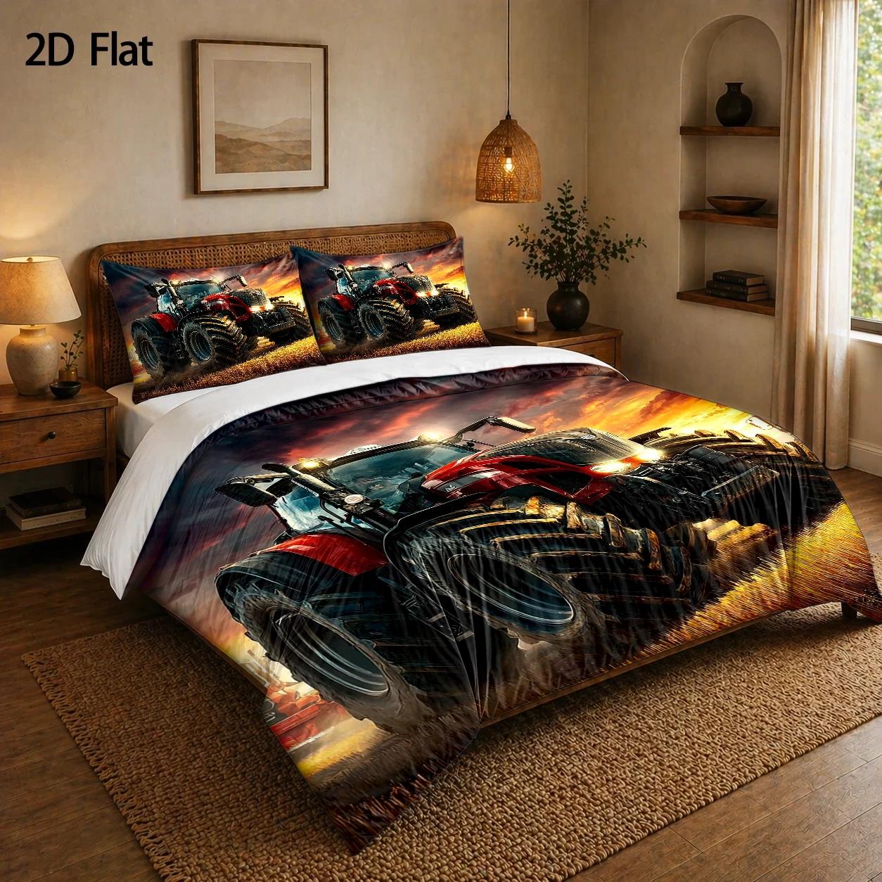Set copripiumino 3 pezzi, 1 co - Agriculture Farming Cartoon recensione e prezzo