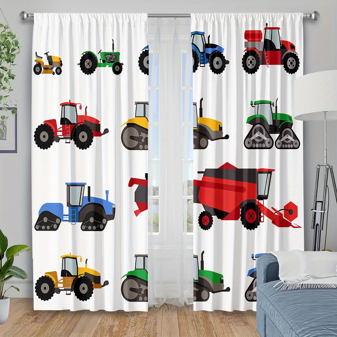Tenda con Stampa di Trattori C - Agriculture Farming Cartoon recensione e prezzo