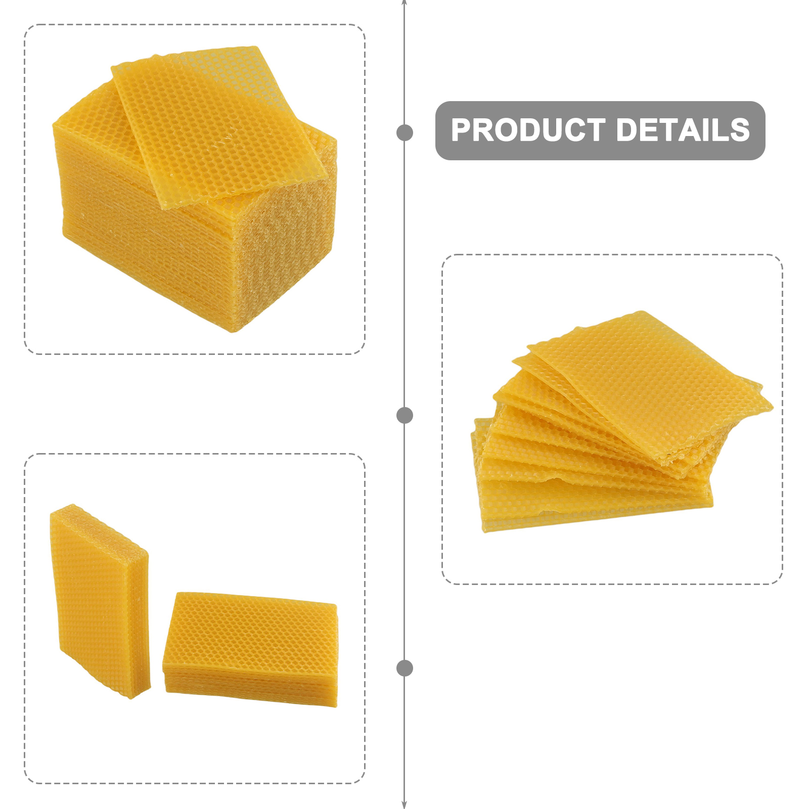 Telai per cera d'api 9cm524x,  - Beehive Frame Wax recensione e prezzo